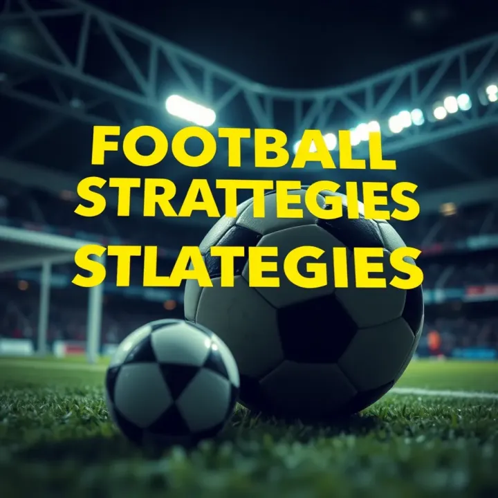 Conceptual graphic showing football betting strategy and risk management