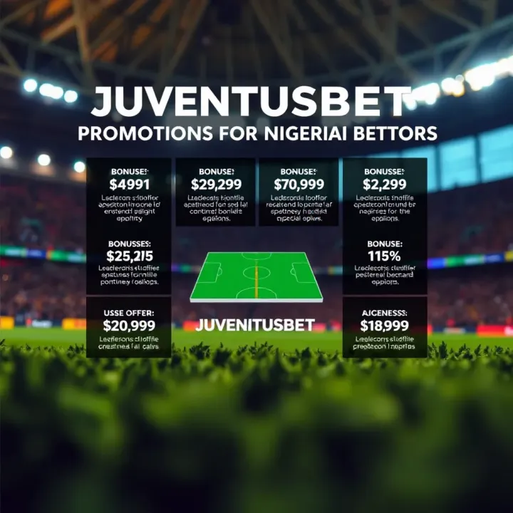 Overview of JuventusBet Promotions for Nigerian Bettors Graphic illustrating JuventusBet promotions including bonuses and special offers for Nigerian users