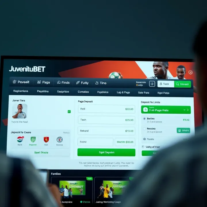 Illustration of JuventusBet platform showing Paga deposit options for Nigerian users