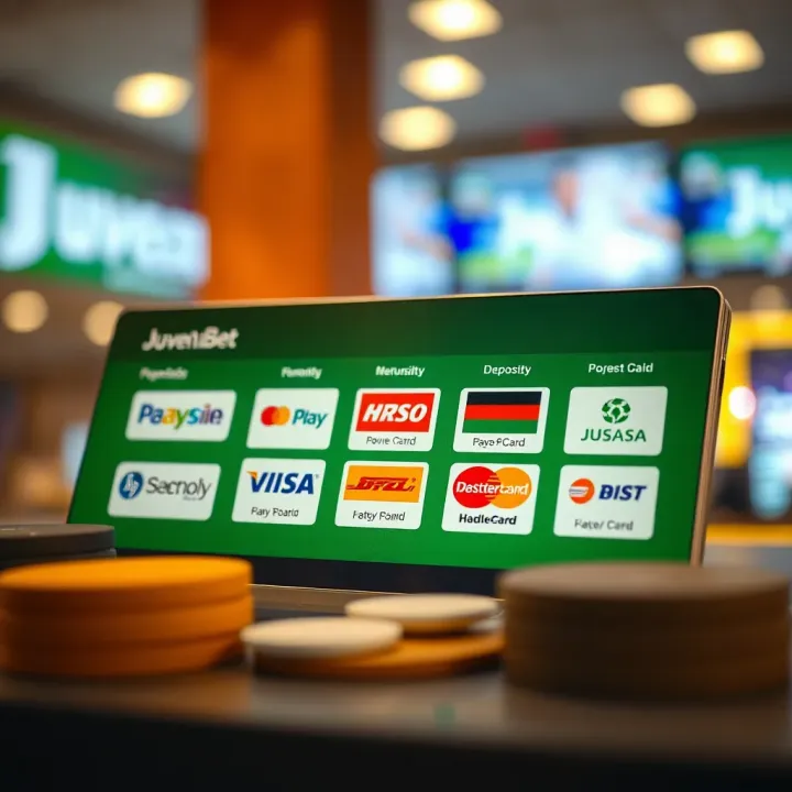 Supported Payment Options for JuventusBet Deposits in Nigeria Visual guide depicting various payment methods supported by JuventusBet for seamless deposits in Nigeria