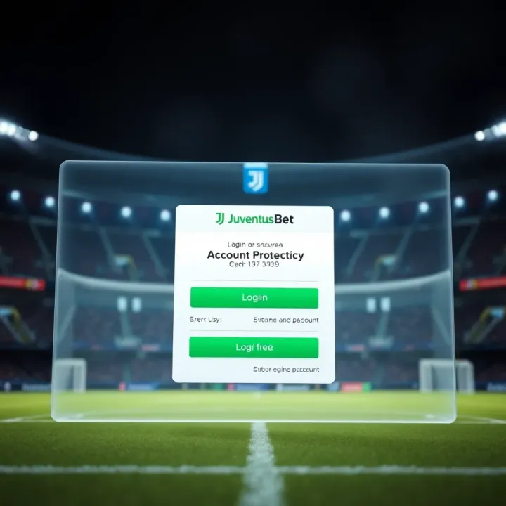 Secure login interface of JuventusBet emphasizing account protection features