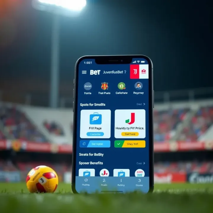 JuventusBet App Sports Betting Options in Nigeria JuventusBet app interface showing various sports betting options tailored for Nigerian users